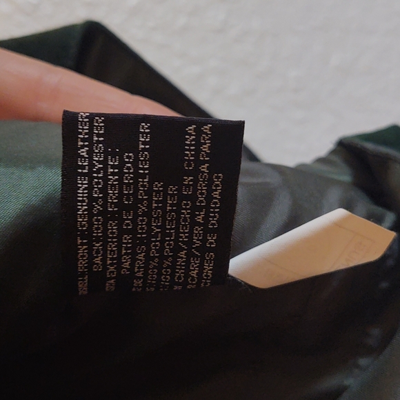 Forest Green Suede Leather Vest Motoboho Vintage Arizona Jean Company - Picture 6 of 7